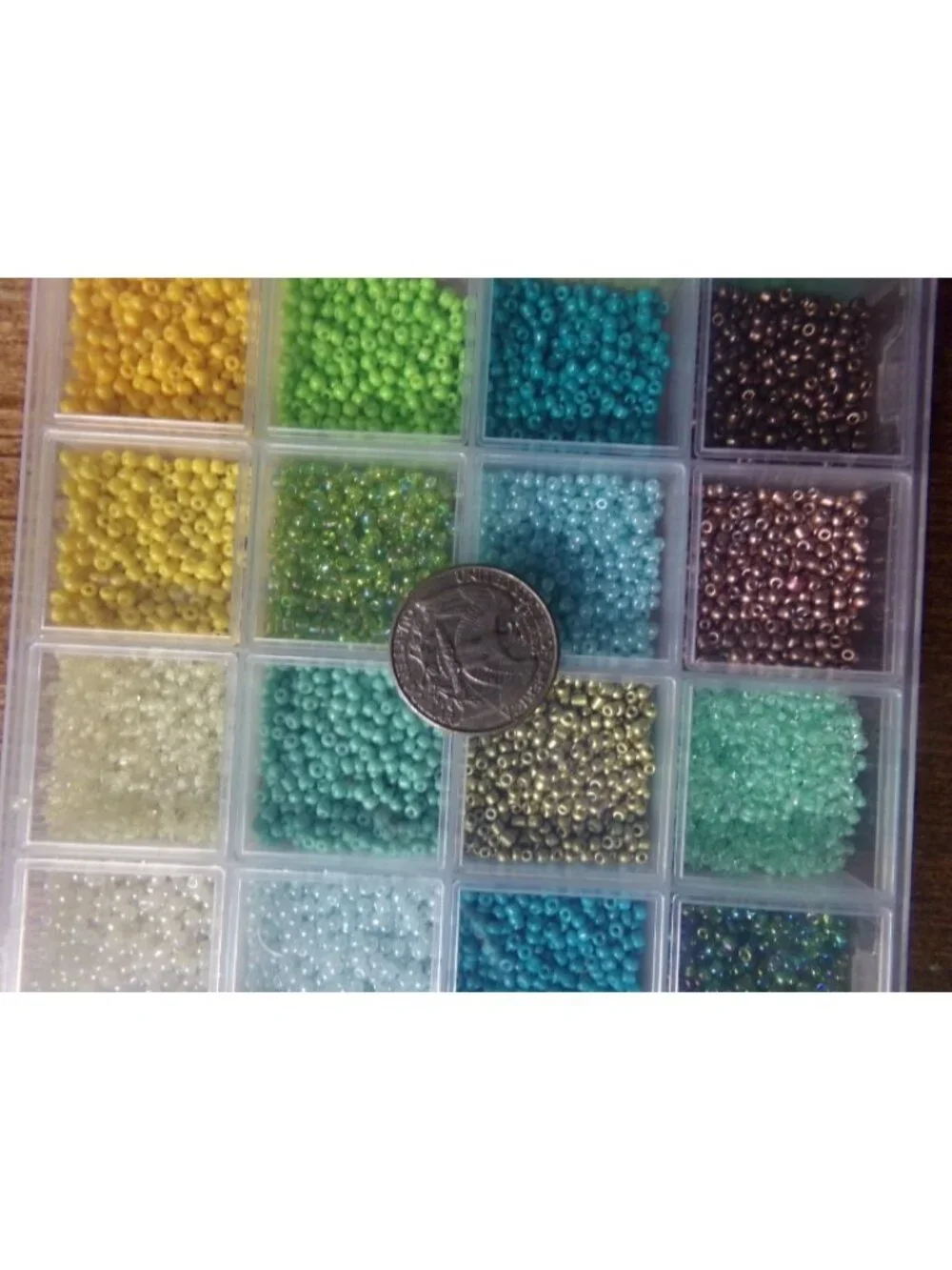 Mixed Color Seed Beads Set in Container Set #2